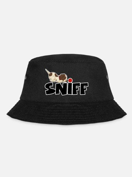 sniff1 1 - Bucket Hat - Schwarz