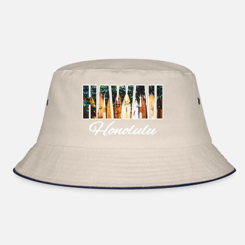hawaii honolulu Bucket Hat