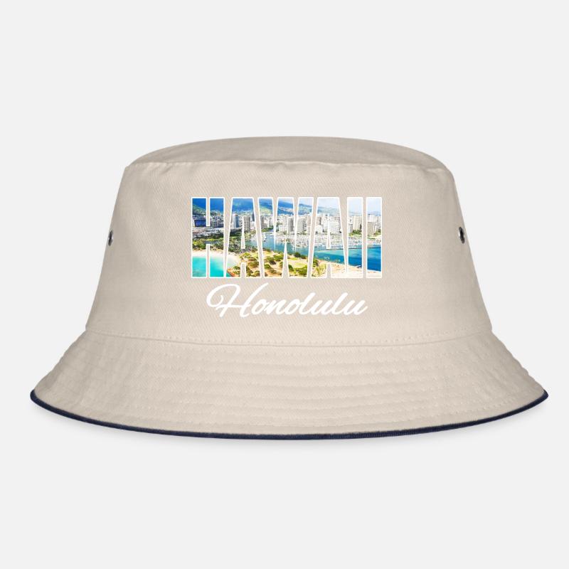 hawaii honolulu Bucket Hat