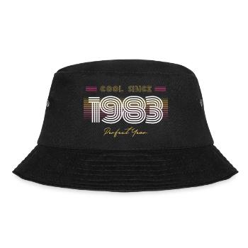 Birthday Cool since 1983 - Bucket Hat - black - Front - Lela (165cm)