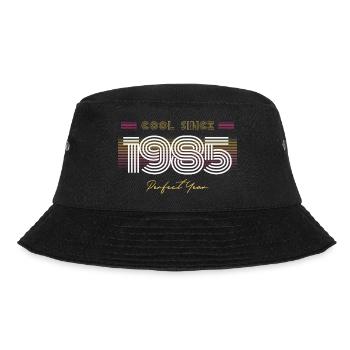 Birthday Cool since 1985 - Bucket Hat - black - Front - Lela (165cm)