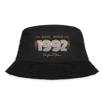 Birthday Cool since 1992 - Bucket Hat - black - Front - Lela (165cm)
