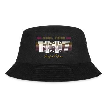 Birthday Cool since 1997 - Bucket Hat - black - Front - Lela (165cm)