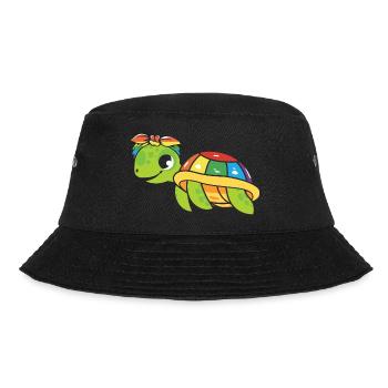 Turtle Sea Turtle Sea Water LGBTQ+ - Bucket Hat - black - Front - Lela (165cm)