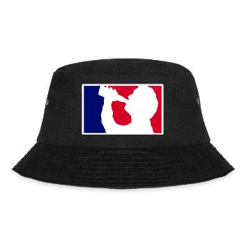 saufen liga - Bucket Hat - Schwarz - Vorne - Lela (165cm)