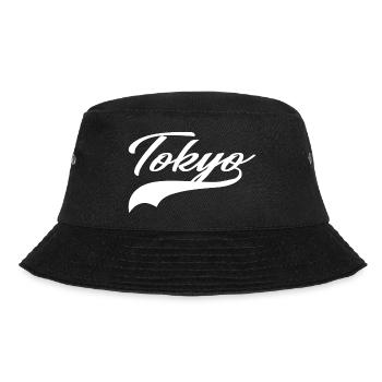 tokyo swoosh tokyo vintage - Bucket Hat - black - Front - Lela (165cm)