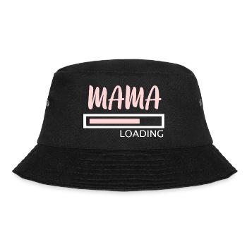 Mama lädt - Bucket Hat - Schwarz - Vorne - Lela (165cm)