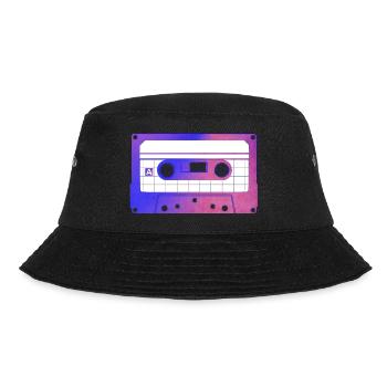 Casette - Bucket Hat - Schwarz - Vorne - Lela (165cm)