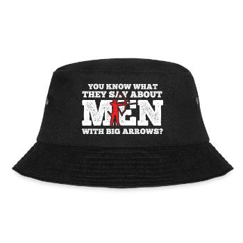 Bogenschießen Archery - Bucket Hat - Schwarz - Vorne - Lela (165cm)