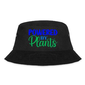 Powered by Plants - Bucket Hat - Schwarz - Vorne - Lela (165cm)