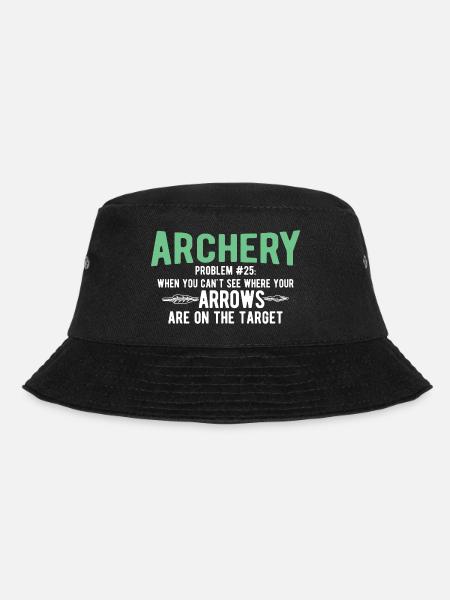 Bogenschießen Archery - Bucket Hat - Schwarz