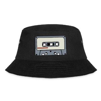 Cassette Retro Idée cadeau - Bob - noir - Devant - Lela (165cm)