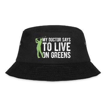 Golfplatz zum Golfen Golf - Bucket Hat - Schwarz - Vorne - Lela (165cm)