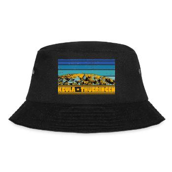 Südharz Merch - Keula I - Bucket Hat - Schwarz - Vorne - Lela (165cm)