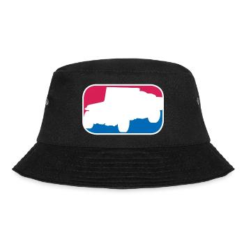 Geländewagen SUV Auto offroad lustiges Geschenk - Bucket Hat - Schwarz - Vorne - Lela (165cm)