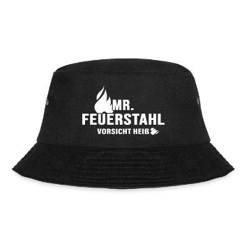 Feuerstahl Wild Bushcraft Outdoor Survival Jungle - Bucket Hat - Schwarz - Vorne - Lela (165cm)
