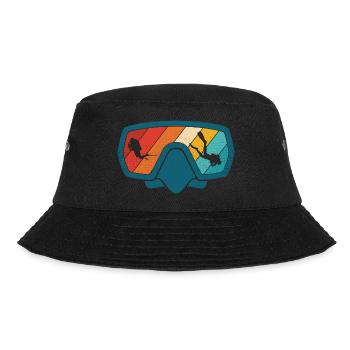 Taucher Vintage Retro Tauchsport Tauchen Scuba Mee - Bucket Hat - Schwarz - Vorne - Lela (165cm)