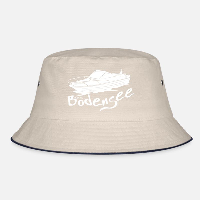 Motorboot weiss Bucket Hat