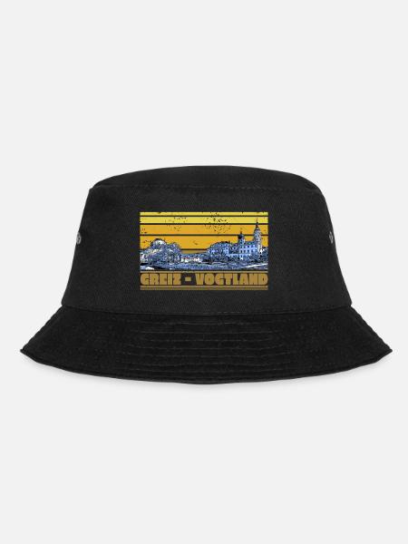 Ostthüringen Merch - Greiz I - Bucket Hat - Schwarz