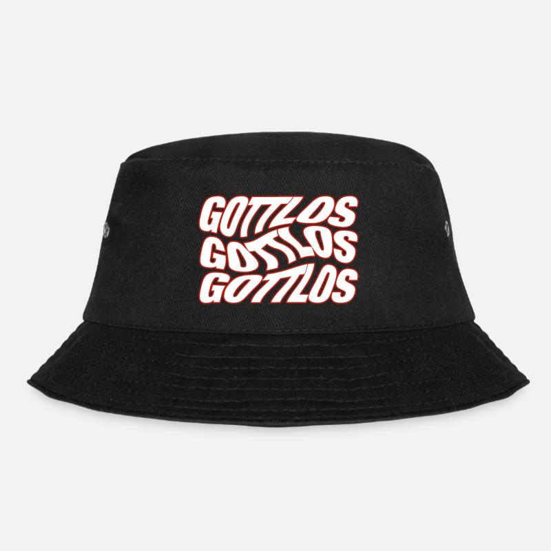 Gottlos - Bucket Hat - Schwarz
