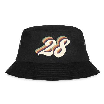 28th anniversary vintage - Bucket Hat - black - Front - Lela (165cm)