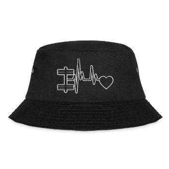 Athletes Fitness Sport Bodybuilding Fitness Sports - Bucket Hat - black - Front - Lela (165cm)