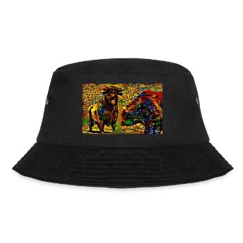 bulle & bär II - Bucket Hat - Schwarz - Vorne - Lela (165cm)