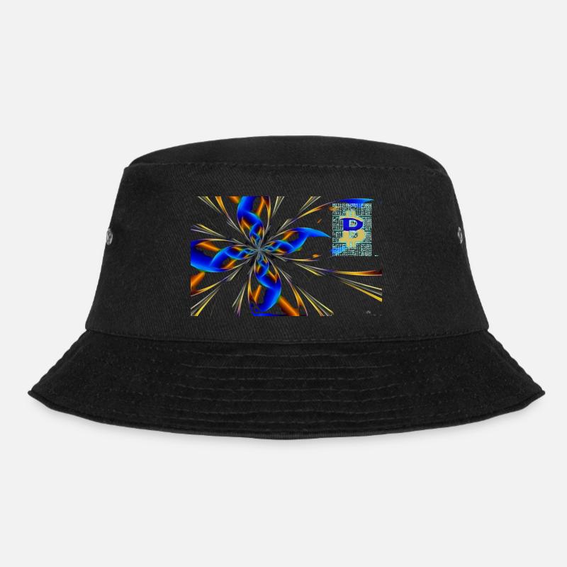 abstract Bitcoin 2 - Bucket Hat - Schwarz