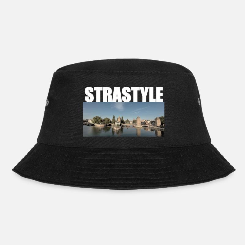 Strastyle - Bucket Hat - black