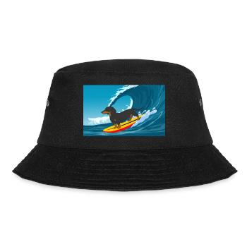 Teckel Propriétaire Beach Dog Surfing Surfboard Surfer - Bob - noir - Devant - Lela (165cm)