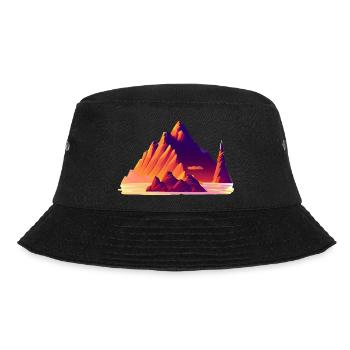 Bergwandern Wanderung Wandern Bergwanderer - Bucket Hat - Schwarz - Vorne - Lela (165cm)