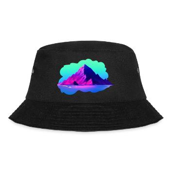 Hike Mountains Mountain hiking Mountain hikers Hiking - Bucket Hat - black - Front - Lela (165cm)