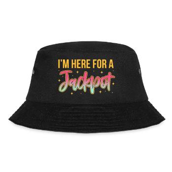 I'm here for a jackpot - Bucket Hat - black - Front - Lela (165cm)