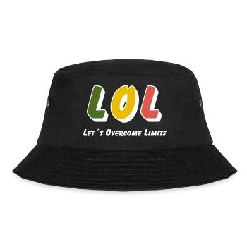LOL - Let´s Overcome Limits - Bucket Hat - Schwarz - Vorne - Lela (165cm)