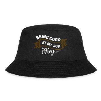 Being Good At My Job Is Key Lockpicker Locksmith - Bucket Hat - Schwarz - Vorne - Lela (165cm)