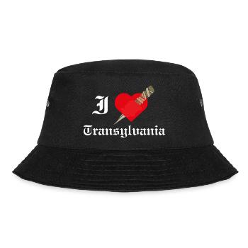 Ich liebe Siebenbürgen - Bucket Hat - Schwarz - Vorne - Lela (165cm)