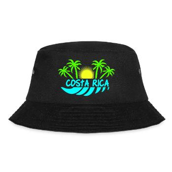 costa rica - Bucket Hat - Schwarz - Vorne - Lela (165cm)