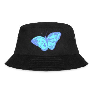 Schmetterling - Bucket Hat - Schwarz - Vorne - Lela (165cm)