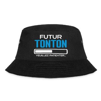 Futur Tonton Idée Cadeau Futur Tonton - Bob - noir - Devant - Lela (165cm)