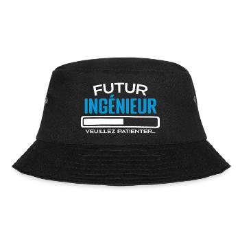 Futur Ingénieur Idée Cadeau Futur Ingénieur - Bob - noir - Devant - Lela (165cm)