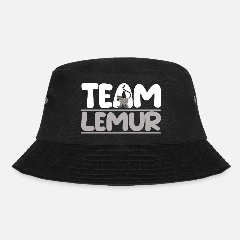 Lemur - Bucket Hat - Schwarz