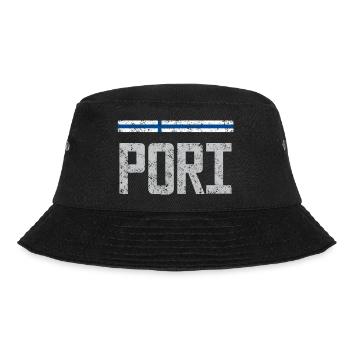 Pori - Bucket Hat - Schwarz - Vorne - Lela (165cm)