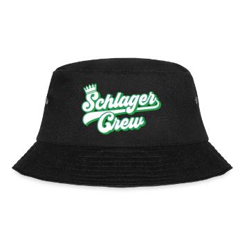 Schlager Crew | Farben änderbar - Bucket Hat - Schwarz - Vorne - Lela (165cm)