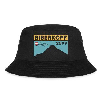 Biberkopf Höhe Warth Schröcken Skigebiet Wandern - Bucket Hat - Schwarz - Vorne - Lela (165cm)