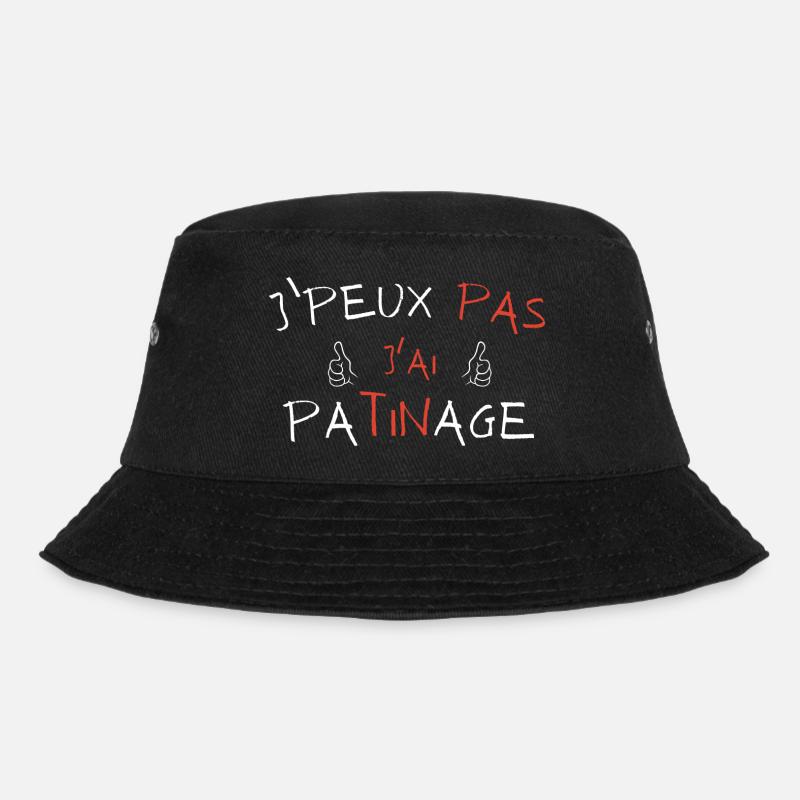 j'peux pas j'ai patinage - Bob - noir