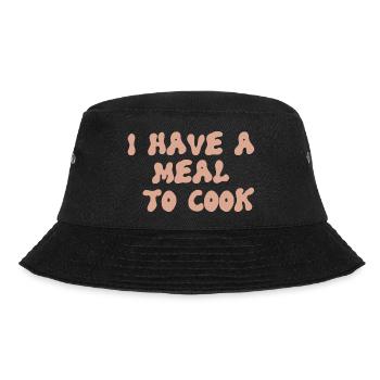 i have a meal to cook design für Kochfans - Bucket Hat - Schwarz - Vorne - Lela (165cm)
