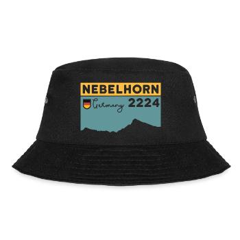 Nebelhorn Finisher Climbing Hiking Oberstdorf - Bucket Hat - black - Front - Lela (165cm)