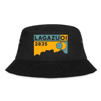 Monte Lagazuoi Dolomiten Tout Andenken Souvenir - Bucket Hat - Schwarz - Vorne - Lela (165cm)