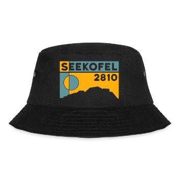 Seekofel Dolomites Hiking Hike Circular Hike - Bucket Hat - black - Front - Lela (165cm)