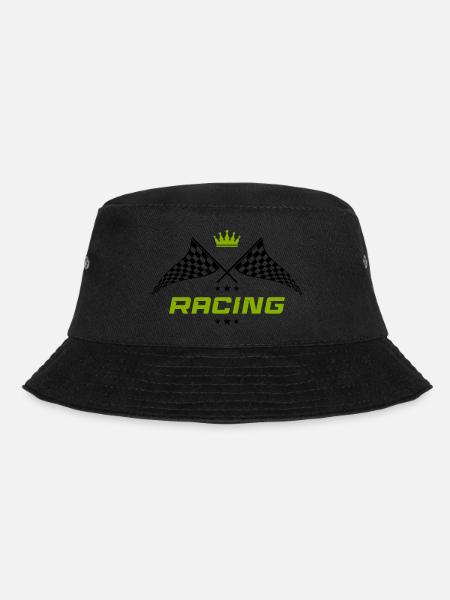 racing symbol - Bucket Hat - Schwarz